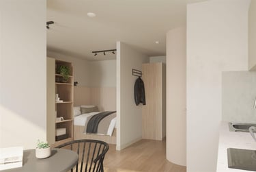 1 bed studio, Gibson Street, Hillhead, Glasgow, G128SY - Image 3